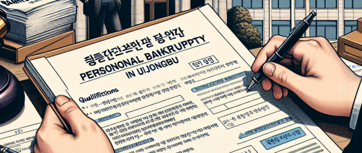의정부개인회생 신청 자격과 절차 안내